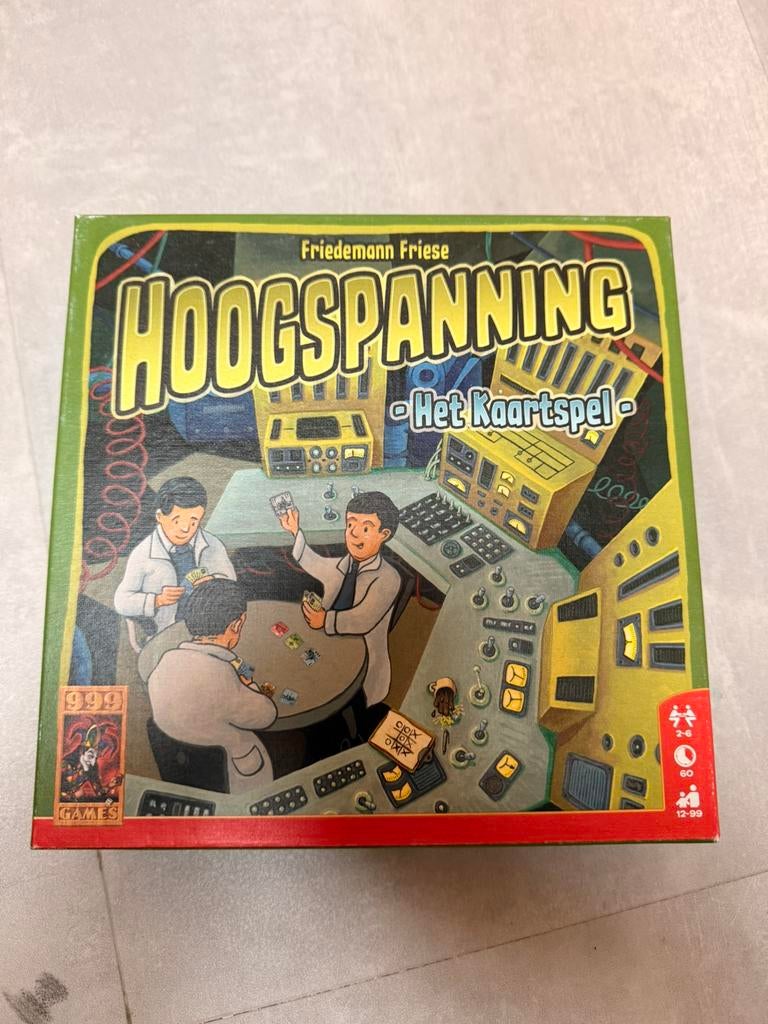 Hoogspanning het kaartspel, Hobby en Vrije tijd, Ophalen, Zo goed als nieuw