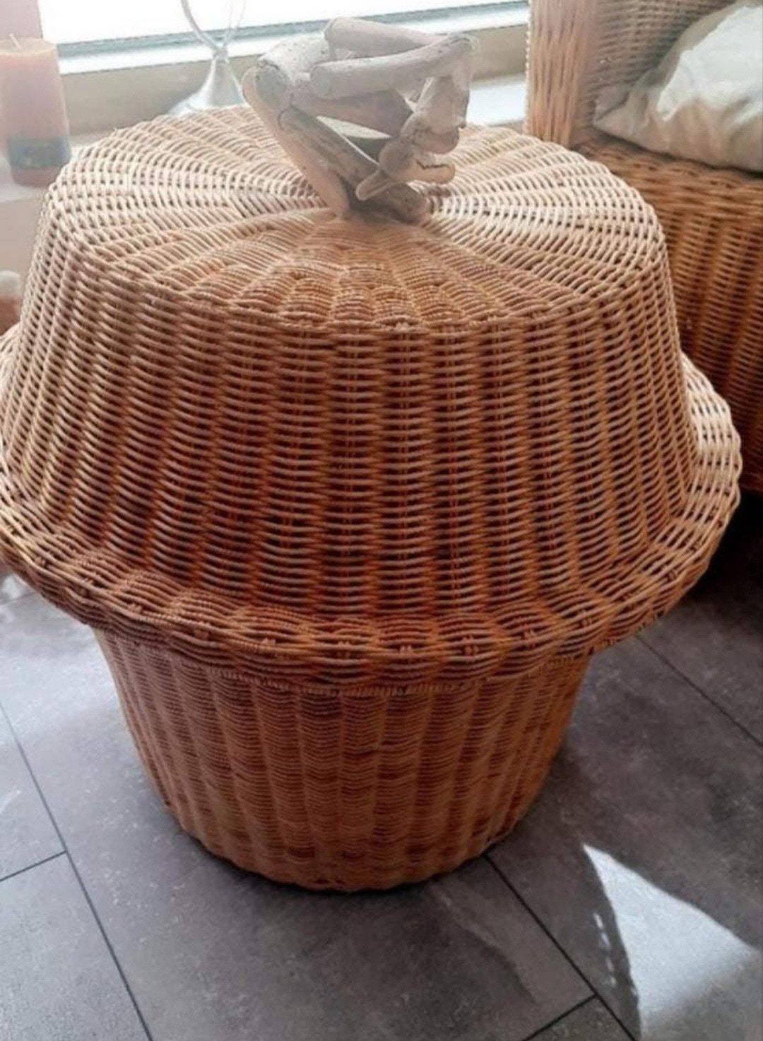 rietenmand, Ophalen, Rond, Minder dan 50 cm