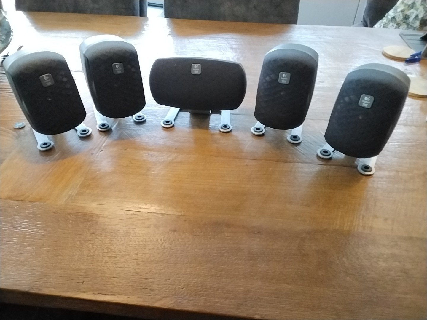 Logitech THX Speakerset met alle benodigde kabels, Ophalen, Gebruikt, Complete surroundset, Overige merken