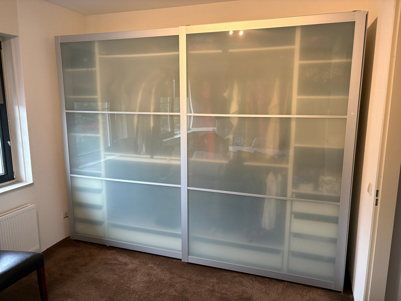 IKEA Pax Kast met schuifdeuren - breedte 3m, Ophalen, Overige materialen, Gebruikt, 200 cm of meer