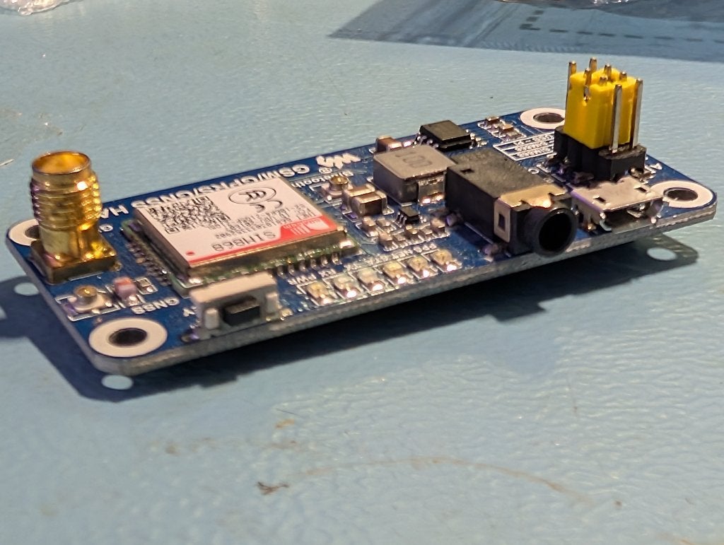 Waveshare GSM/GPRS/GNSS/Bluetooth HAT Raspberry Pi, Ophalen of Verzenden, Gebruikt
