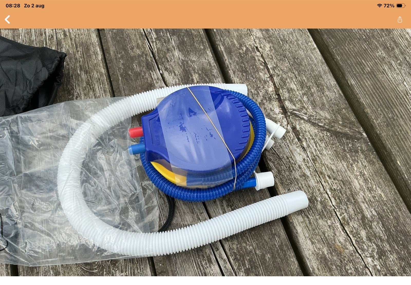 Zwembadpomp met slang en accessoires, Ophalen of Verzenden, Gebruikt, Zwembadpomp