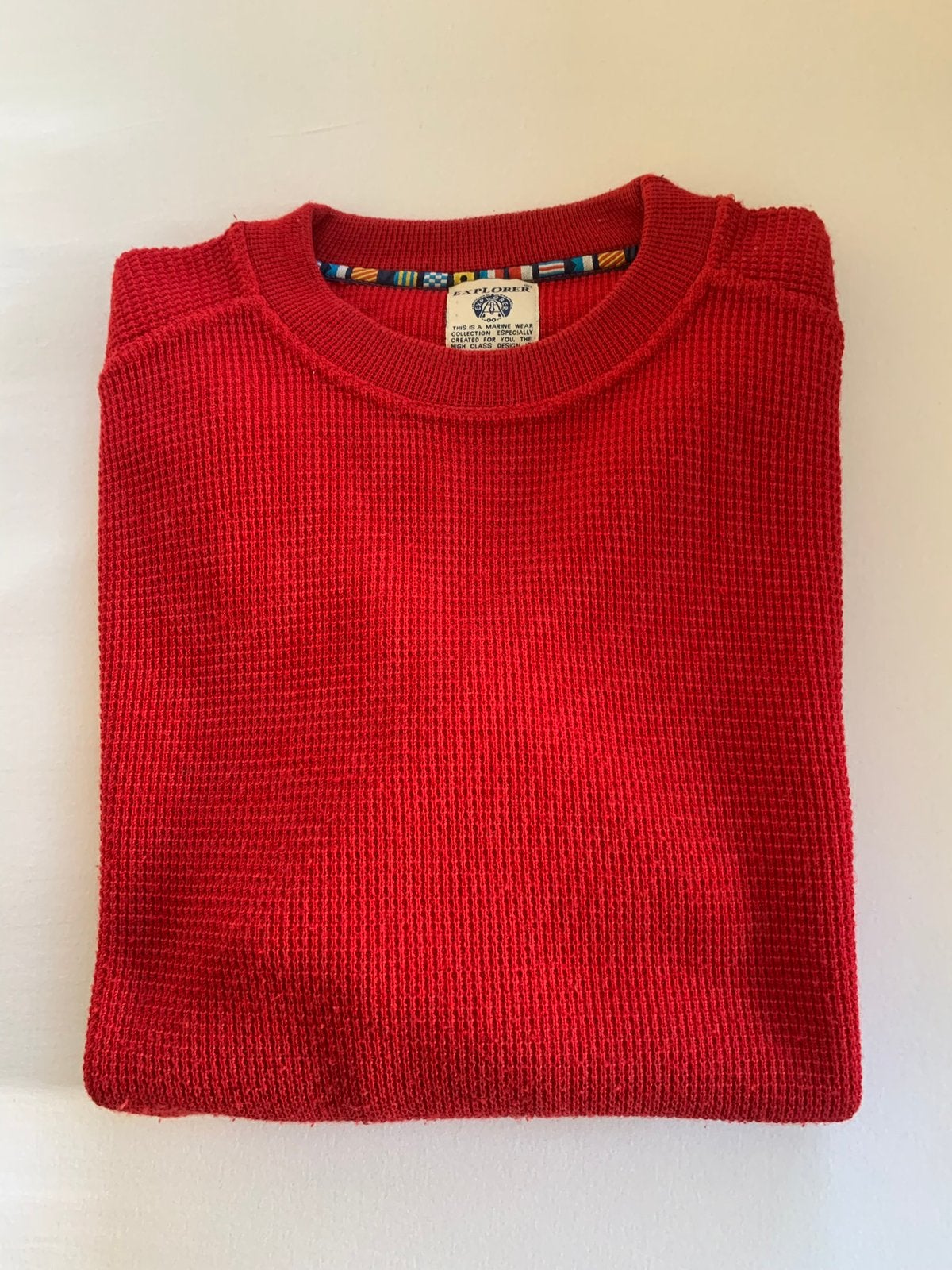 Mooie rode kwaliteits trui Explorer maat XXL ZGAN, Ophalen, Zo goed als nieuw, Overige maten, Rood
