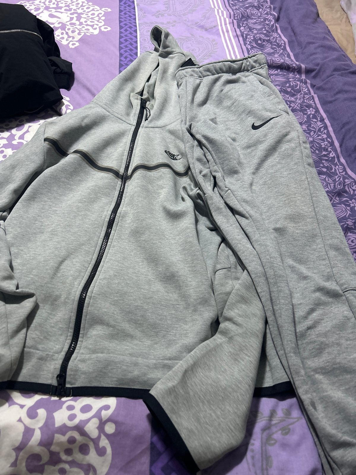 Nike Tech Fleece Trainingspak Grijs Maat M, Maat 48/50 (M), Ophalen of Verzenden, Zo goed als nieuw, Grijs