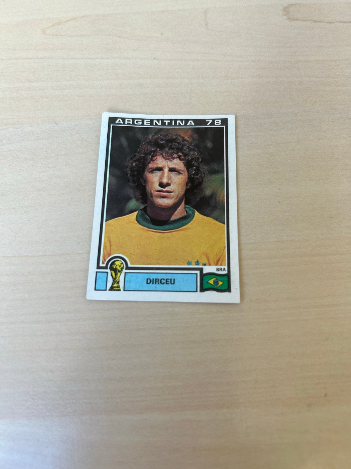 Panini WK 1978 Dirceu (Brazilië), Verzamelen, Ophalen of Verzenden, Zo goed als nieuw, Buitenlandse clubs, Poster, Plaatje of Sticker