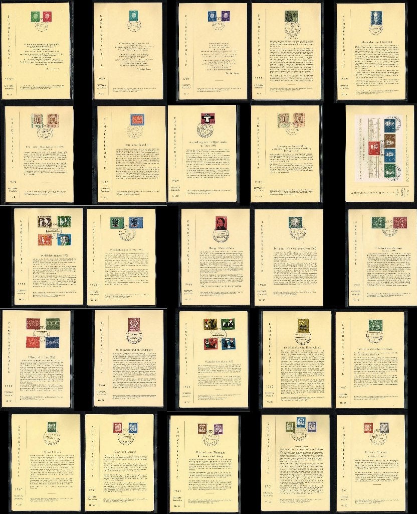 Uitzoeken Eerste Dag Bladen Duitsland (ETB BRD), Ophalen of Verzenden, Onbeschreven, Europa
