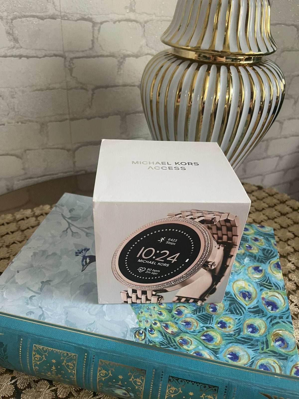 Michael Kors Darci MKT5128 dames smartwatch / horloge, Ophalen, Zo goed als nieuw, Zwart, Android