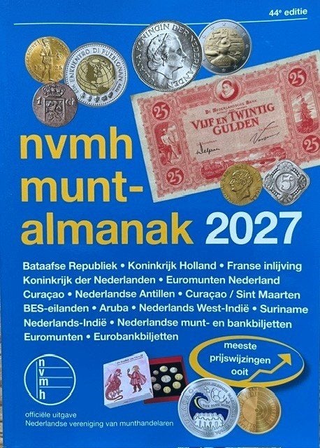 Almanak 2027 nu met gratis oude muntjes......., Ophalen of Verzenden