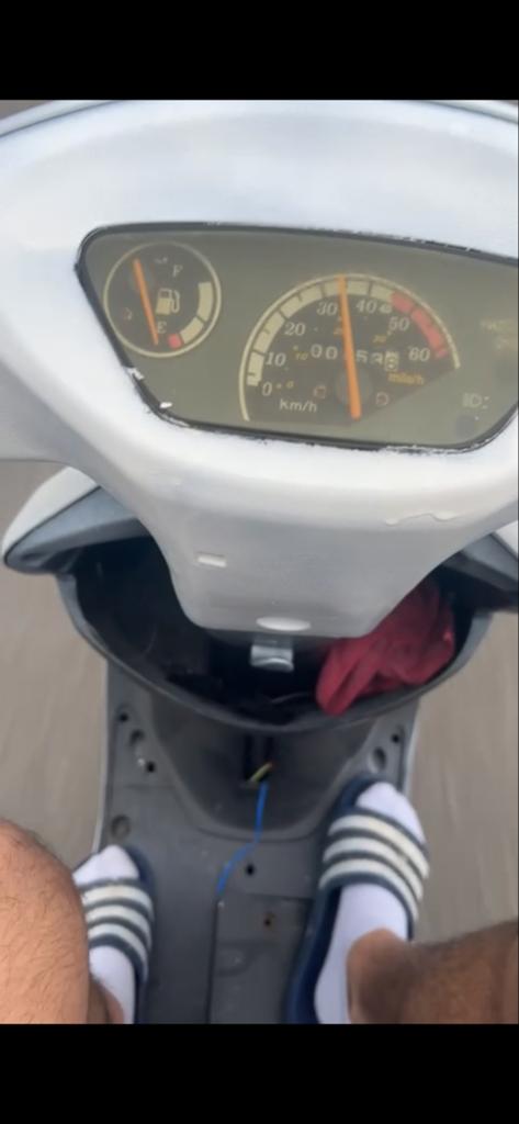 Witte Scooter - Goed Onderhouden, Ophalen, Gebruikt, Maximaal 45 km/u, Benzine