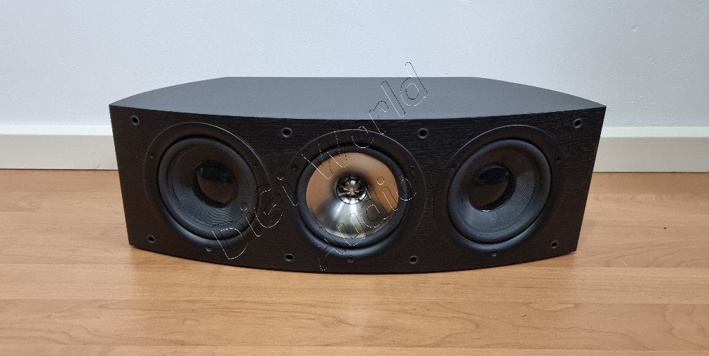 KEF IQ60C centerspeaker in de elegante kleur Black ash, Basreflex, Ophalen of Verzenden, Zo goed als nieuw, Center speaker