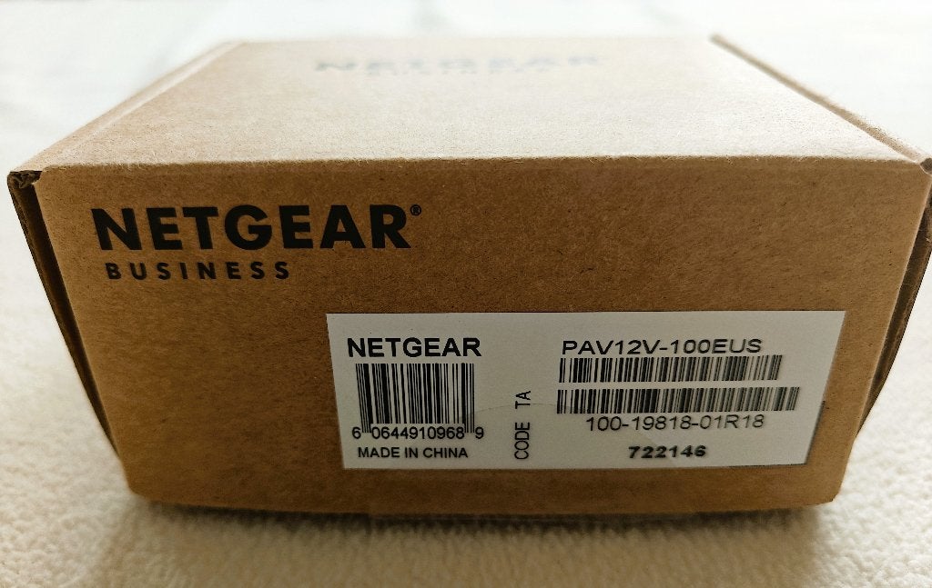 Netgear PAV12V voedingsadapter, Ophalen of Verzenden, Zo goed als nieuw, Netgear
