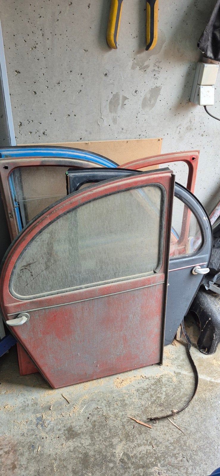 Diverse 2cv deuren - Gebruikt, Auto-onderdelen, Ophalen, Gebruikt, Citroën, Deur