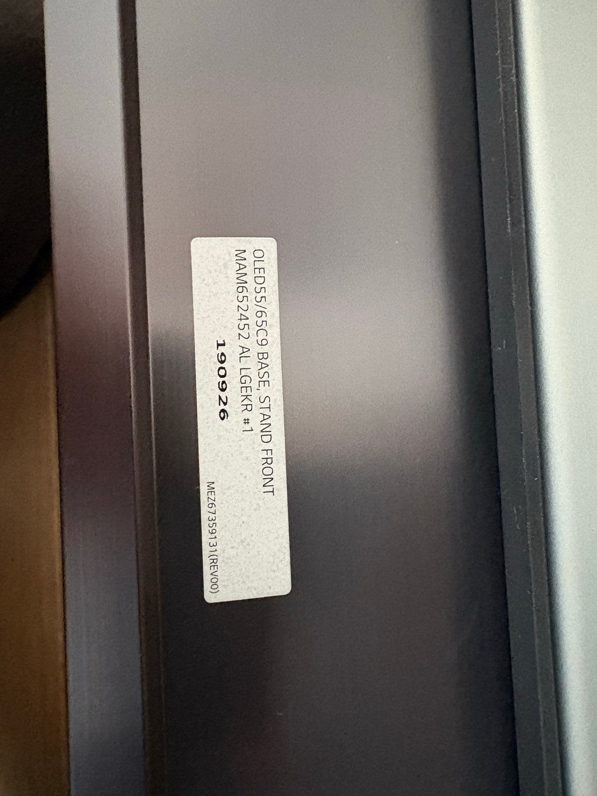 Originele LG TV voet voor OLED55C9 / OLED65C9, Ophalen of Verzenden, Zo goed als nieuw