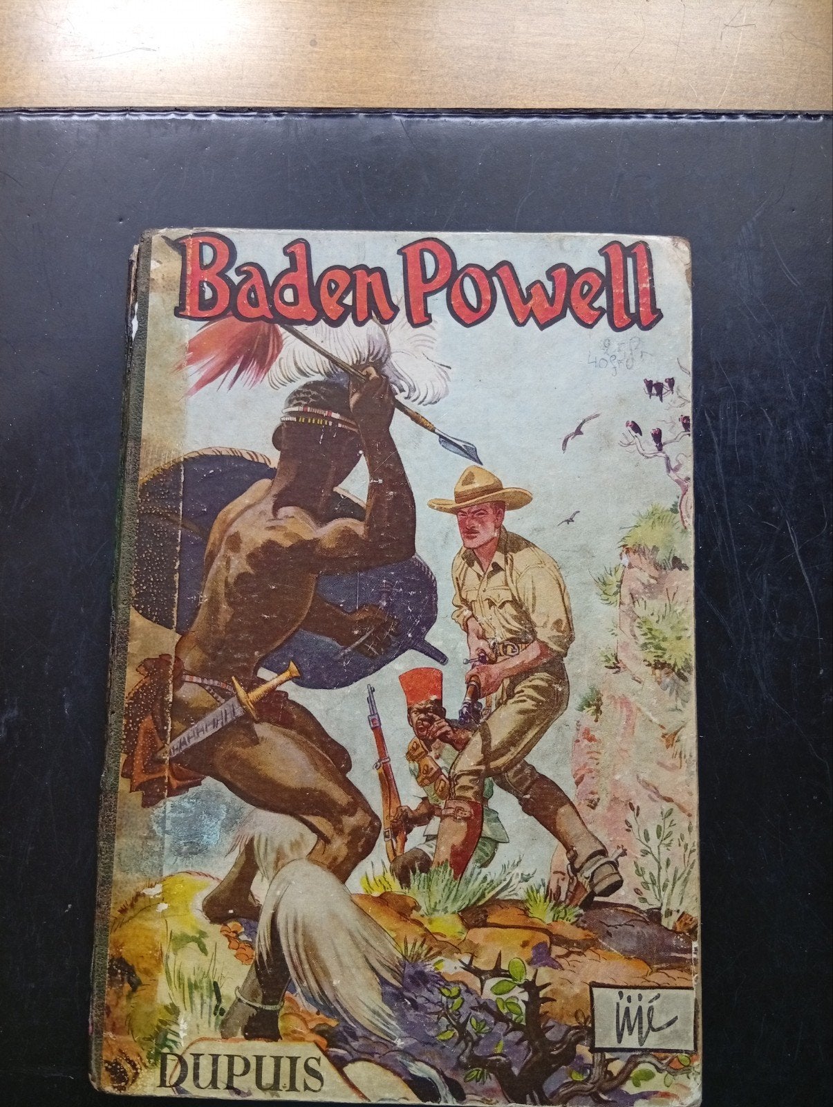 Baden Powell door Jije, hardcover uit 1950!, Boeken, Eén stripboek, Ophalen of Verzenden, Gelezen