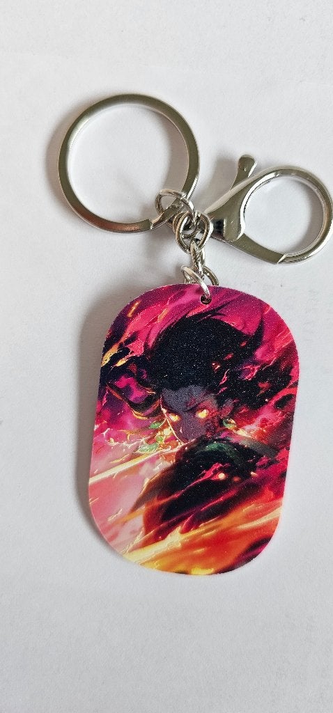 Demon Slayer Kimetsu no Yaiba Sleutelhanger Anime Manga, Ophalen of Verzenden, Nieuw, Knuffel of Figuurtje