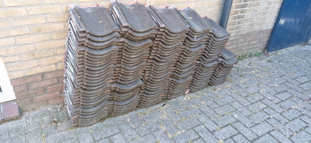 Dakpannen, Ophalen, Gebruikt, Steen of Klei, 15 m² of meer
