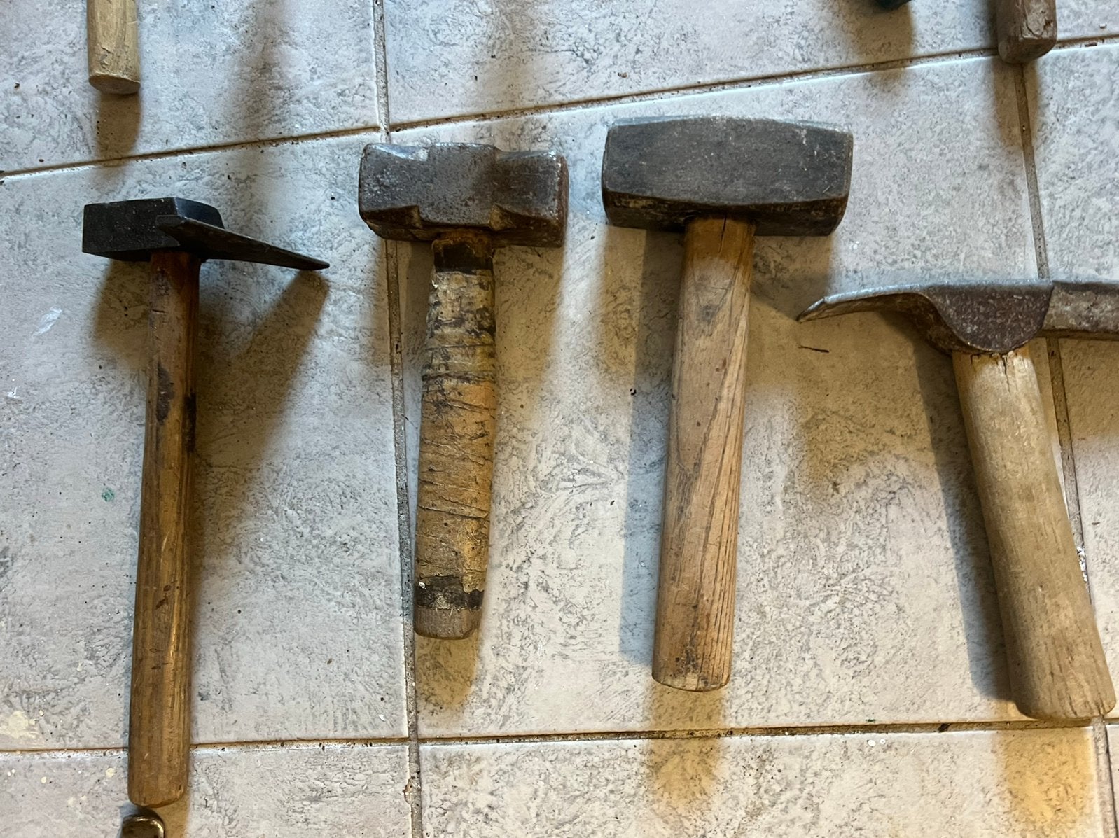 4x diverse hamer antiek, goed onderhouden, Ophalen of Verzenden