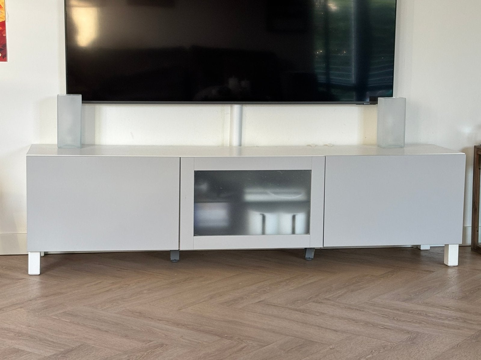Tv kast, Ophalen, 150 tot 200 cm, Zo goed als nieuw, Minder dan 100 cm