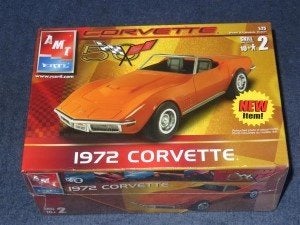 Bouwdoos 1972 Chevy Corvette Cabrio AMT, Hobby en Vrije tijd, Modelbouw | Auto's en Voertuigen, Overige merken, Auto, Groter dan 1:32