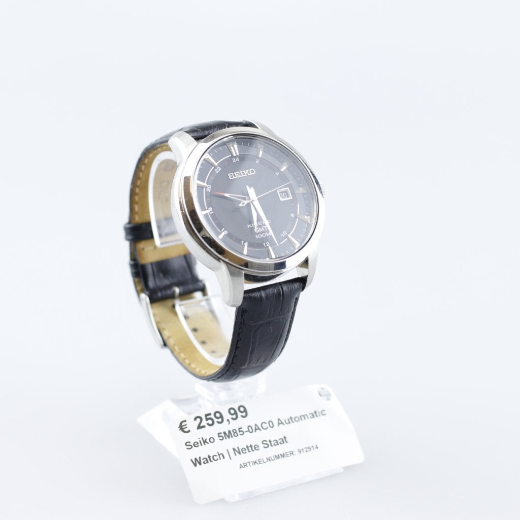 Seiko 5M85-0AC0 Automatic Watch | Nette Staat, Seiko, Zo goed als nieuw, Support@seiko.com, 5-11, Akasaka 2-chome
Minato-ku, Tokyo 107-0052
Japan