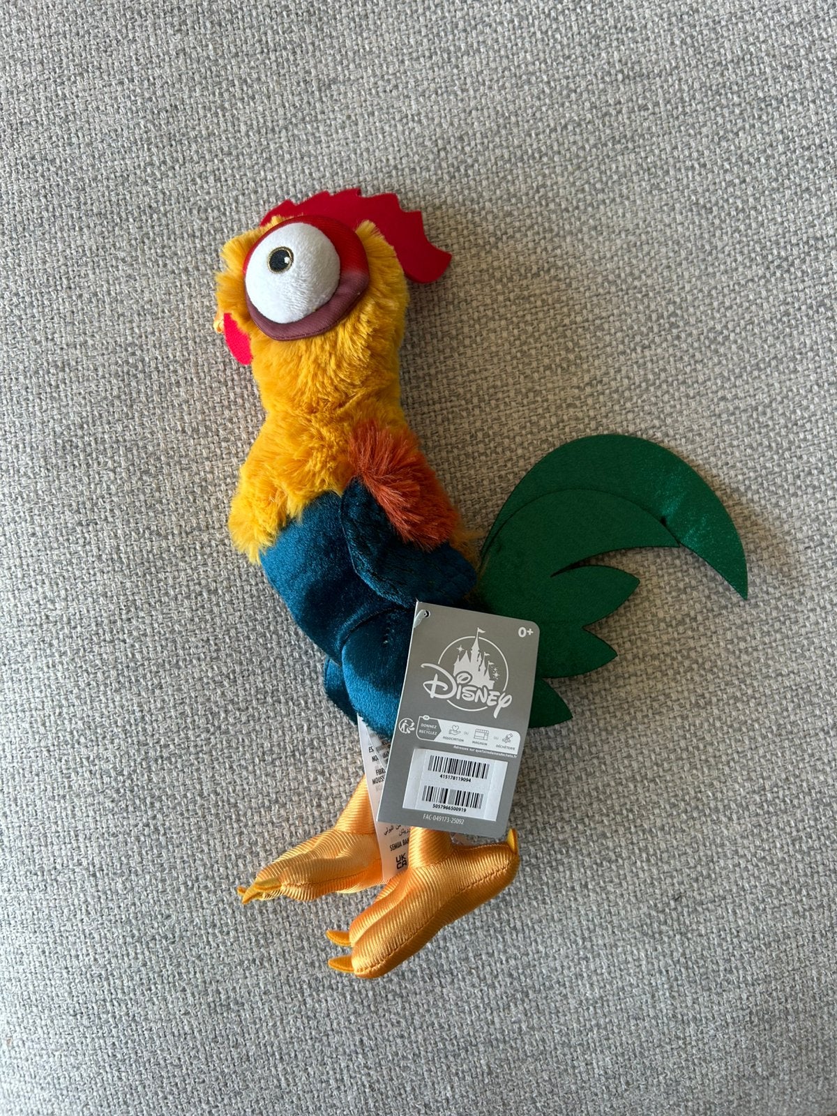Hei Hei Viana Disney knuffel (nieuw met prijskaartje), Ophalen of Verzenden, Overige figuren, Nieuw, Knuffel