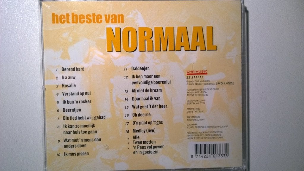 Normaal - Het Beste Van Normaal, Ophalen of Verzenden, Zo goed als nieuw, Rock