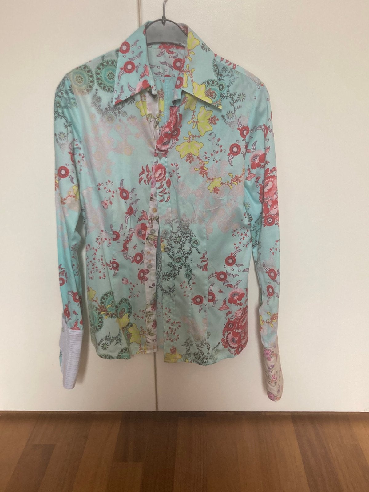 Mooie Hans Ubbink blouse maat 38, Ophalen, Zo goed als nieuw, Maat 38/40 (M), Meerkleurig