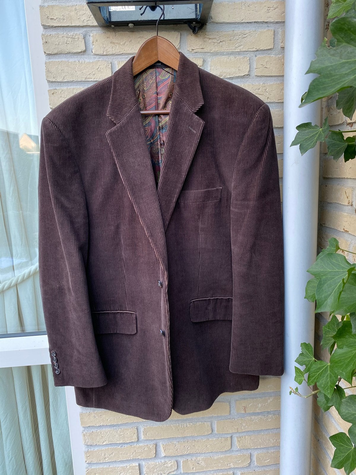 Ralph Lauren Colbert | Bruin Rib | US 44 Short, Ophalen, Zo goed als nieuw, Overige maten, Bruin