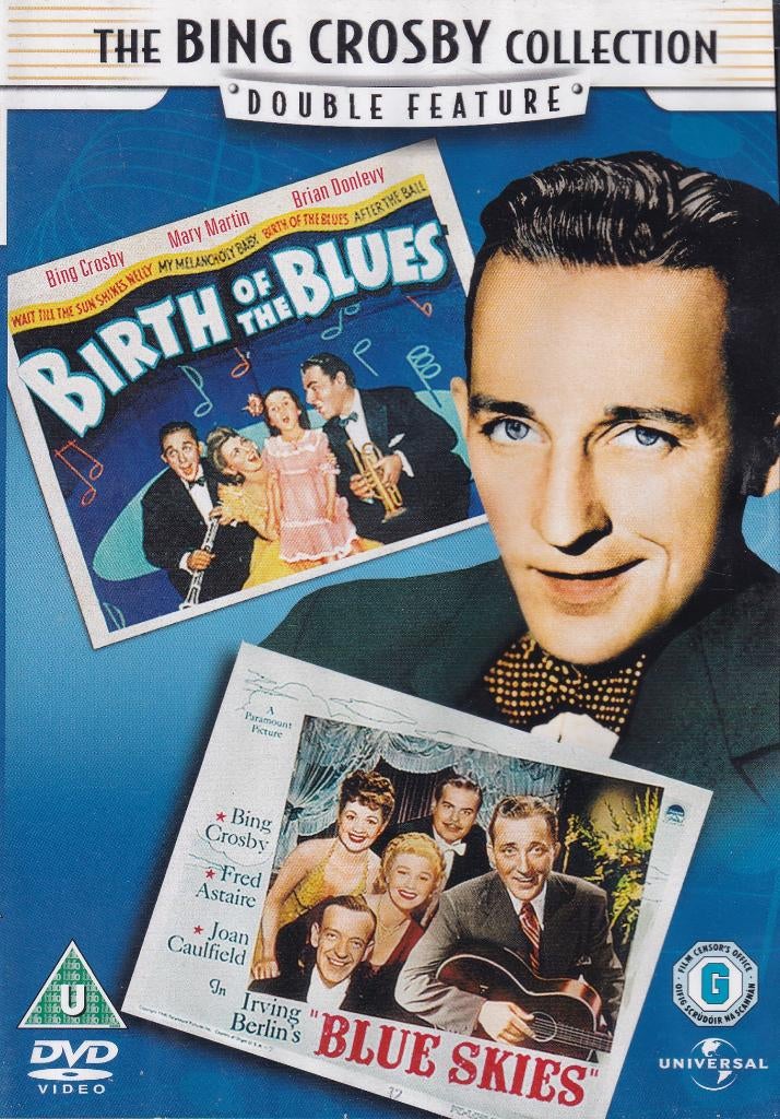 Te koop 2 Films op 1 DVD BING CROSBY  (BIRTH OF THE BLUES &, Alle leeftijden, Ophalen of Verzenden, 1940 tot 1960, Actie en Avontuur