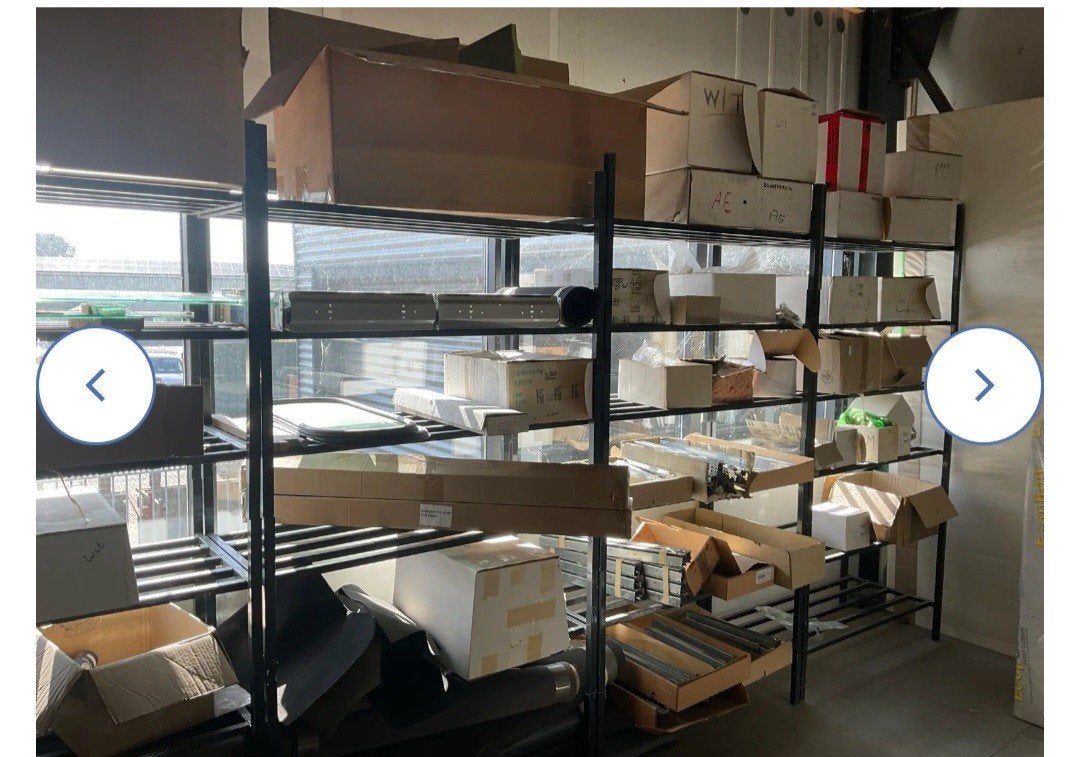 4secties stelling, Ophalen