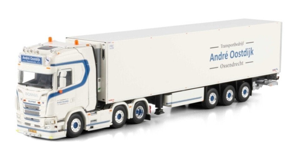 WSI SCANIA S HIGHLINE + KOELTRAILER - ANDRÉ OOSTDIJK, Wsi, ., Nieuw, Ophalen of Verzenden
