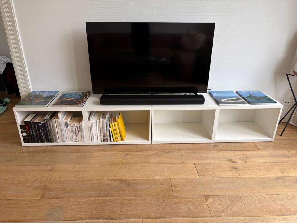 2x IKEA Bestå tv meubel, Ophalen, 100 tot 150 cm, Zo goed als nieuw, Minder dan 100 cm