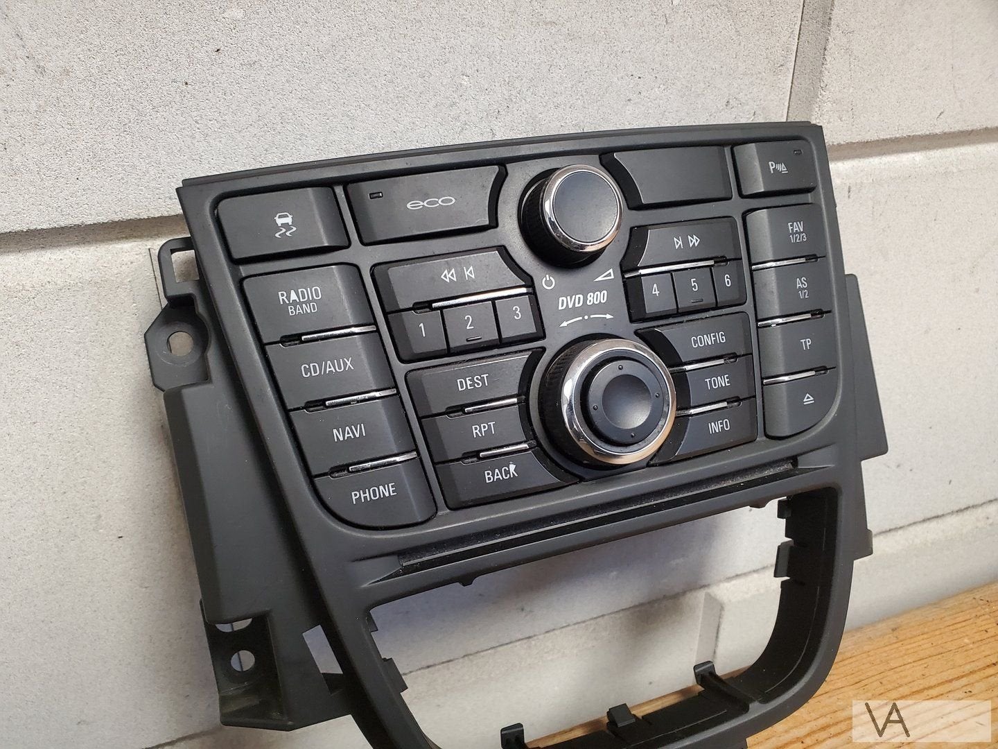 Opel Astra J 2009 - 2015 bedieningspaneel DVD800 13346053, Gebruikt, -, -, Opel