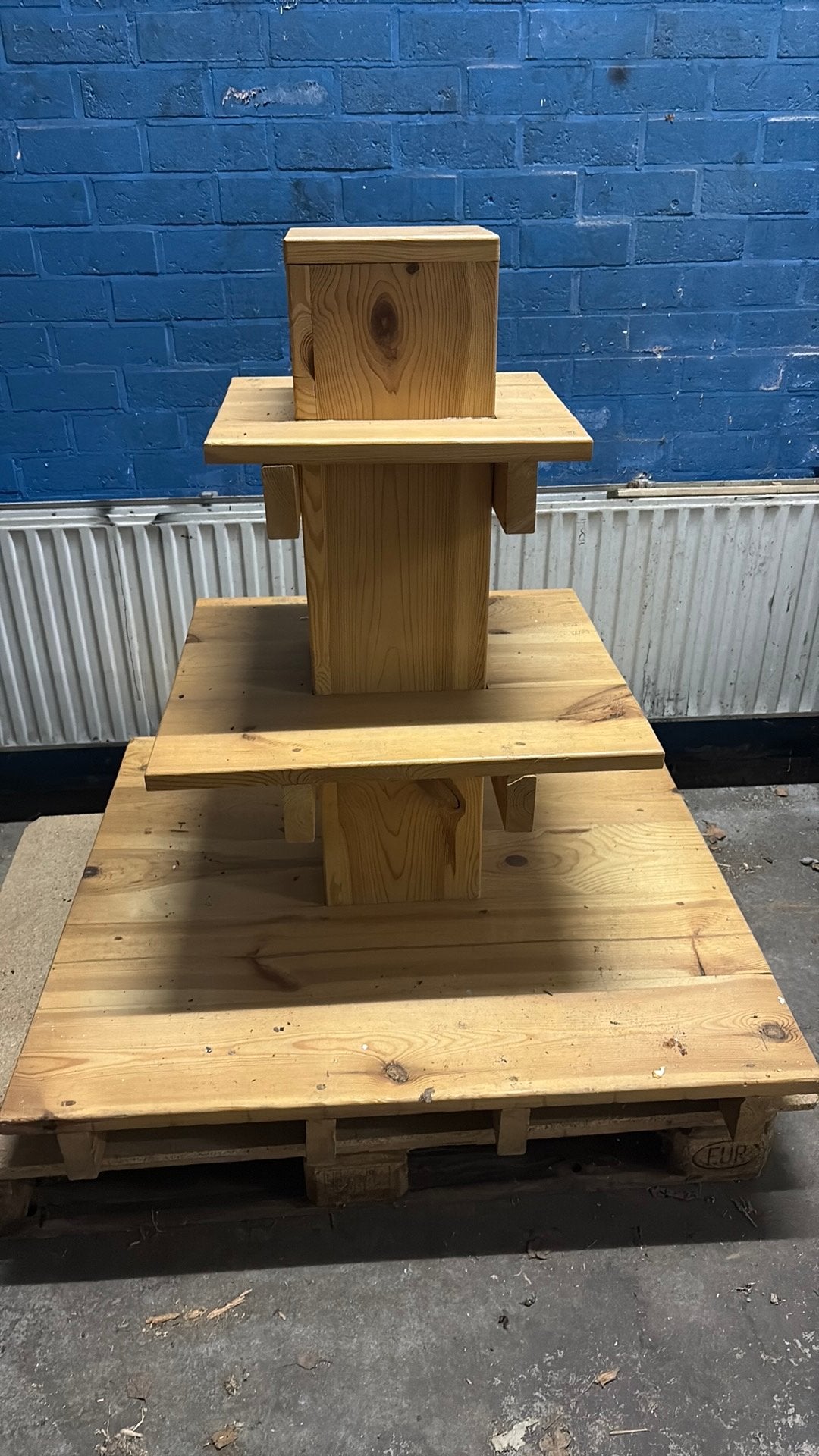 Stelling van hout, Ophalen, Gebruikt