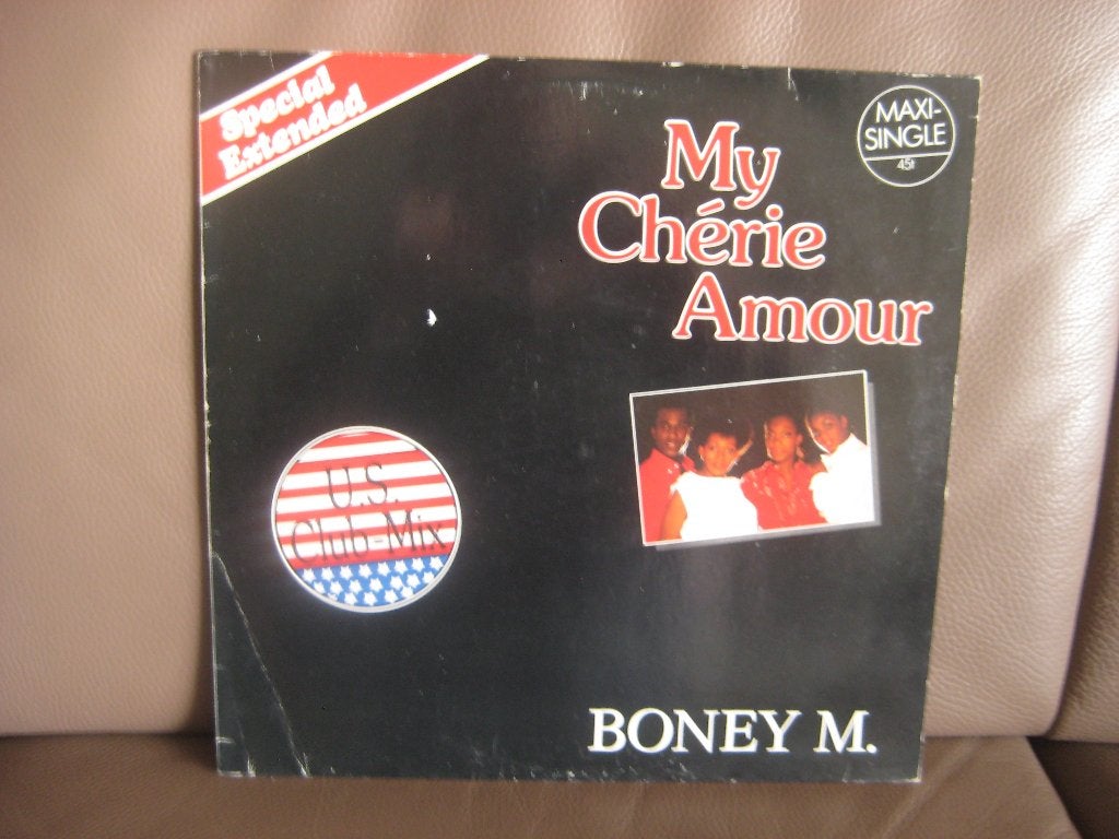 Boney M. – My Chérie Amour (U.S. Club-Mix - Special Extended, LP, Ophalen of Verzenden, Zo goed als nieuw, Disco