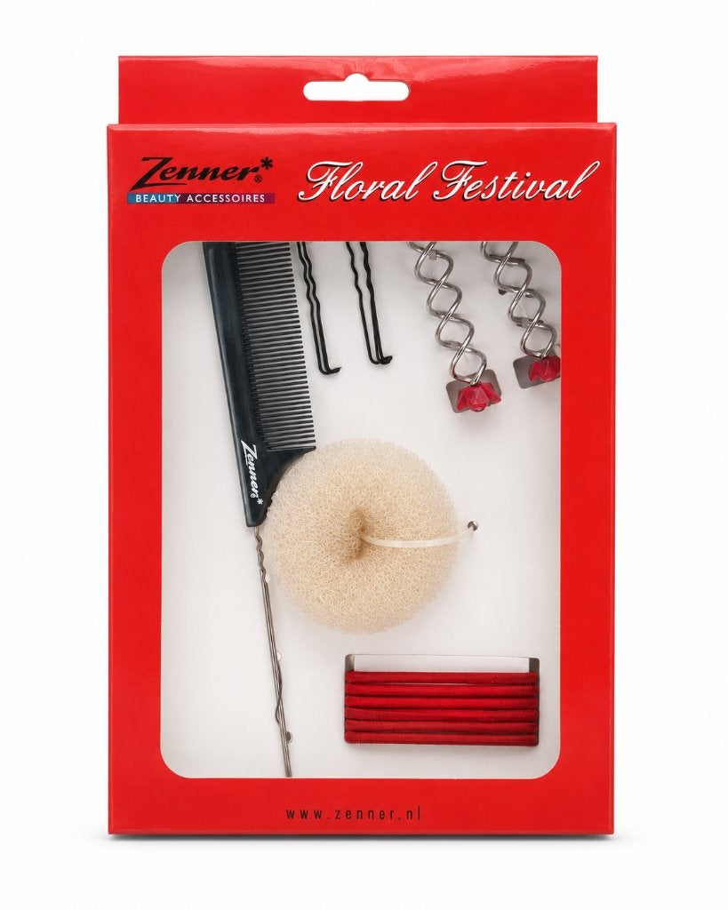 Zenner Floral Festival haaraccessoireset – 16-delig, ., Overige typen, Nieuw, Ophalen of Verzenden