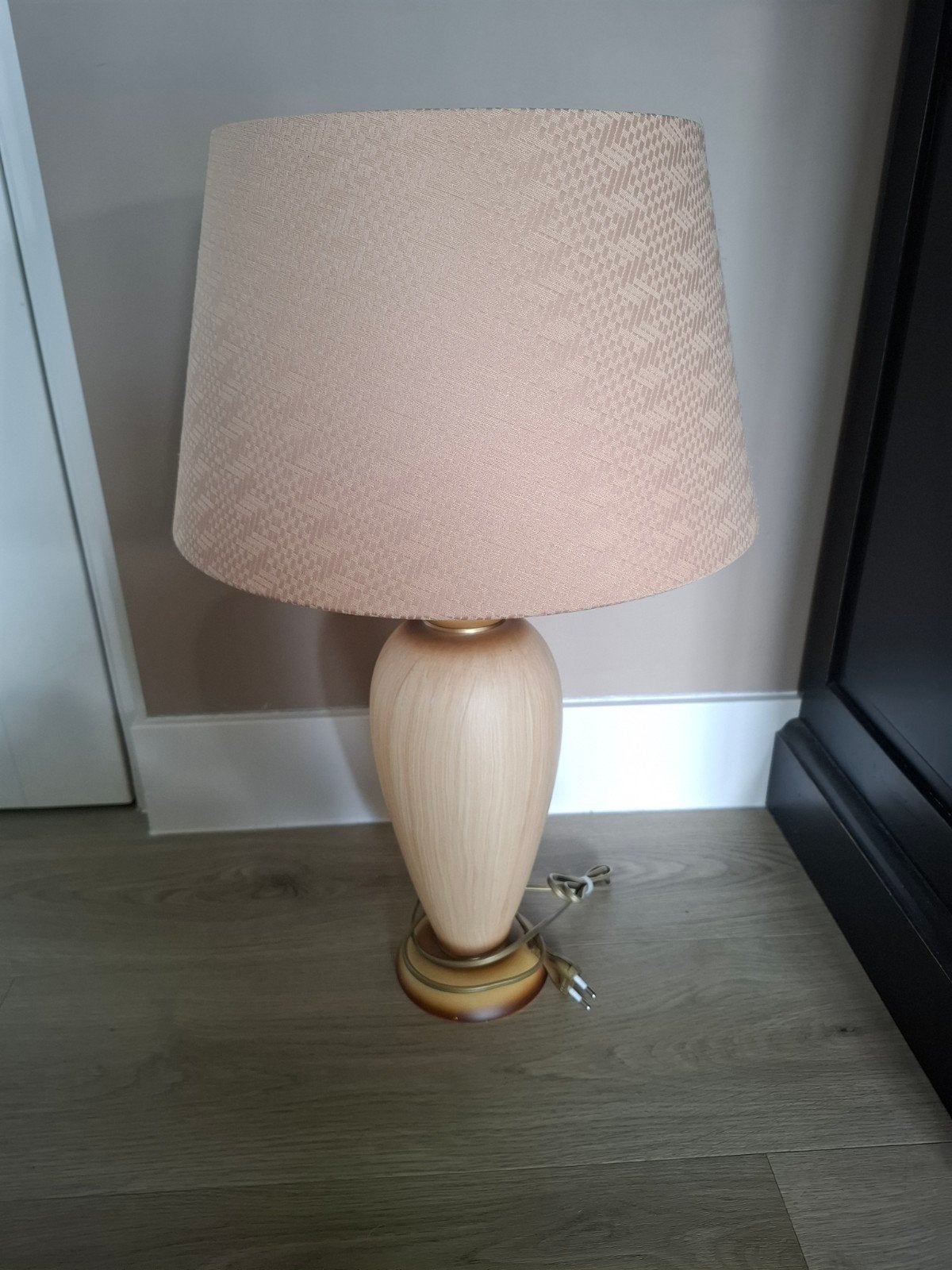 Retro jaren 80 vilarsal lamp, Huis en Inrichting, Beige, Ophalen, Vintage