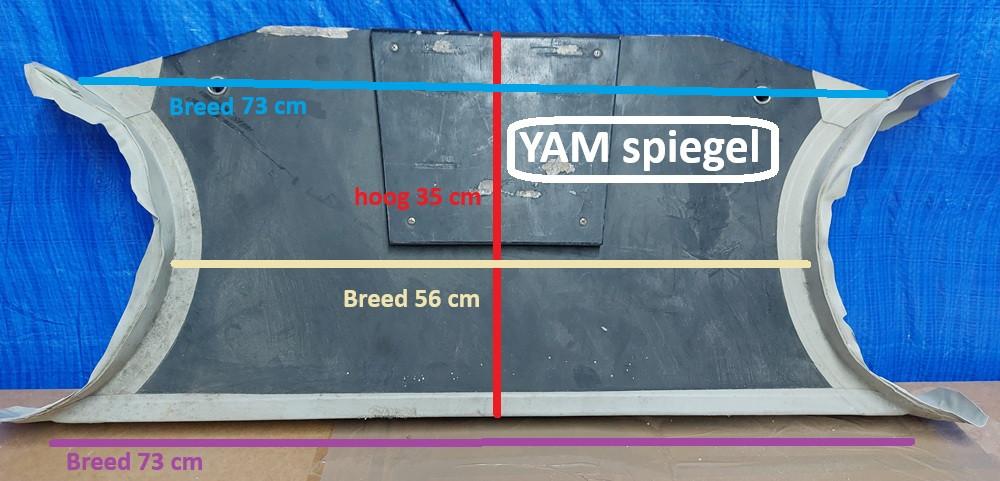Gebruikte spiegel van Yam rubberboot. Prijs € 29,95., Ophalen of Verzenden, Nieuw, Overige typen