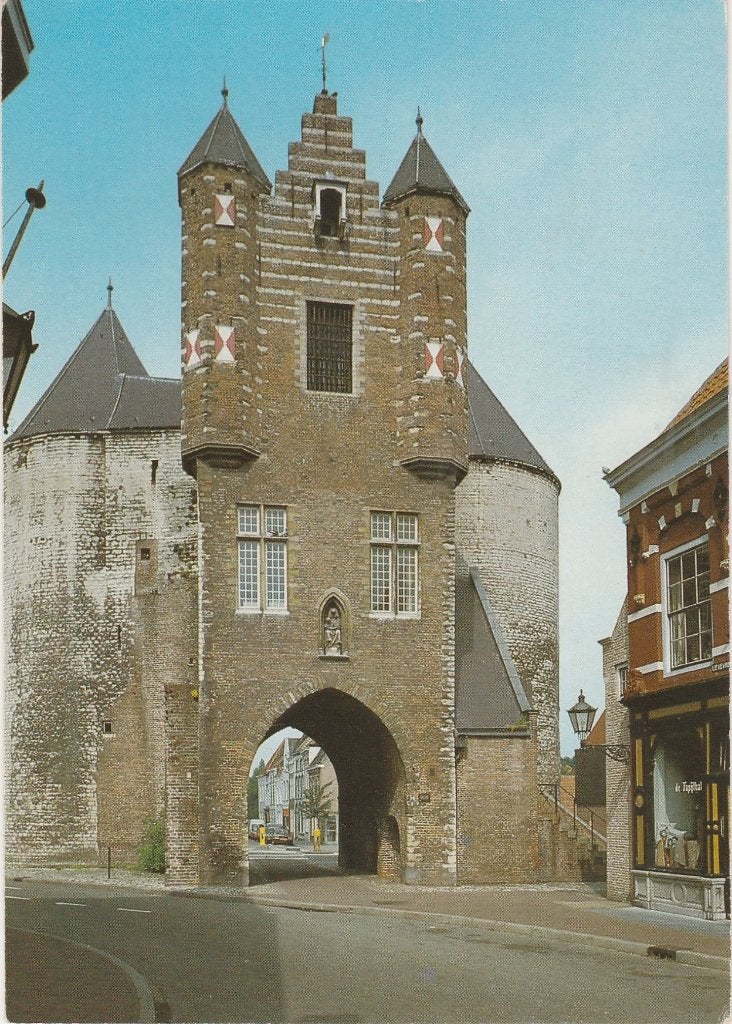 BERGEN OP ZOOM  Gevangenpoort, Verzamelen, Ansichtkaarten | Nederland, Verzenden, 1980 tot heden, Ongelopen, Noord-Brabant