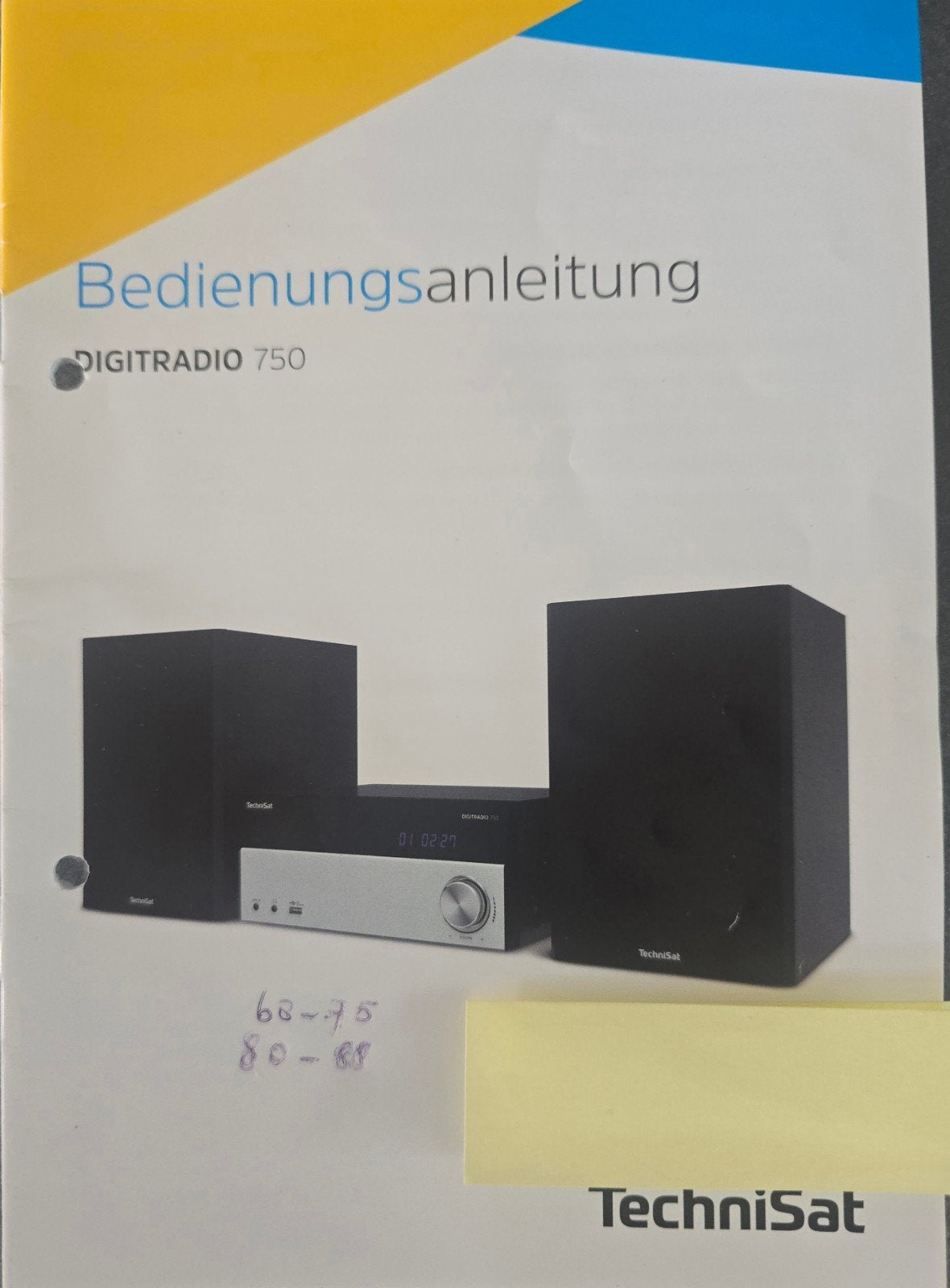 TechniSat DIGITRADIO 750 Microset met Speakers, Audio, Tv en Foto, Stereo-sets, Ophalen of Verzenden, Zo goed als nieuw, Speakers