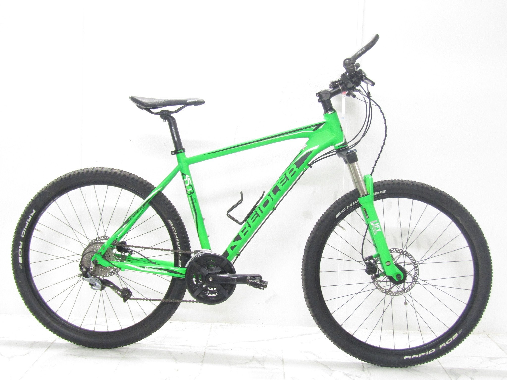 Kreidler Dice 4.0 groen heren 49cm 27.5inch, Fietsen en Brommers, 49 tot 53 cm, Gebruikt, Overige merken