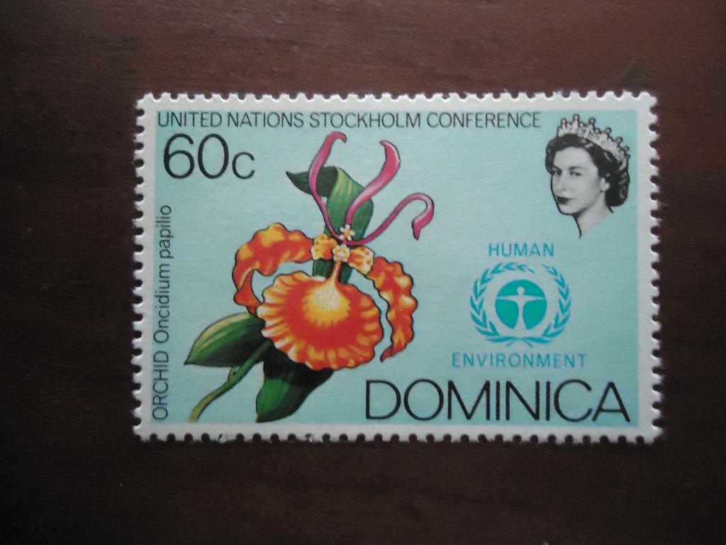Flora Orchidee Dominica 1972, mi. 339 postfris, Ophalen of Verzenden, Dier of Natuur