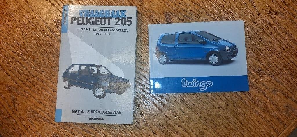 Vraagbaak Peugeot 205  en instructieboekje Twingo, Ophalen, Gelezen, Peugeot, P.H. Olving