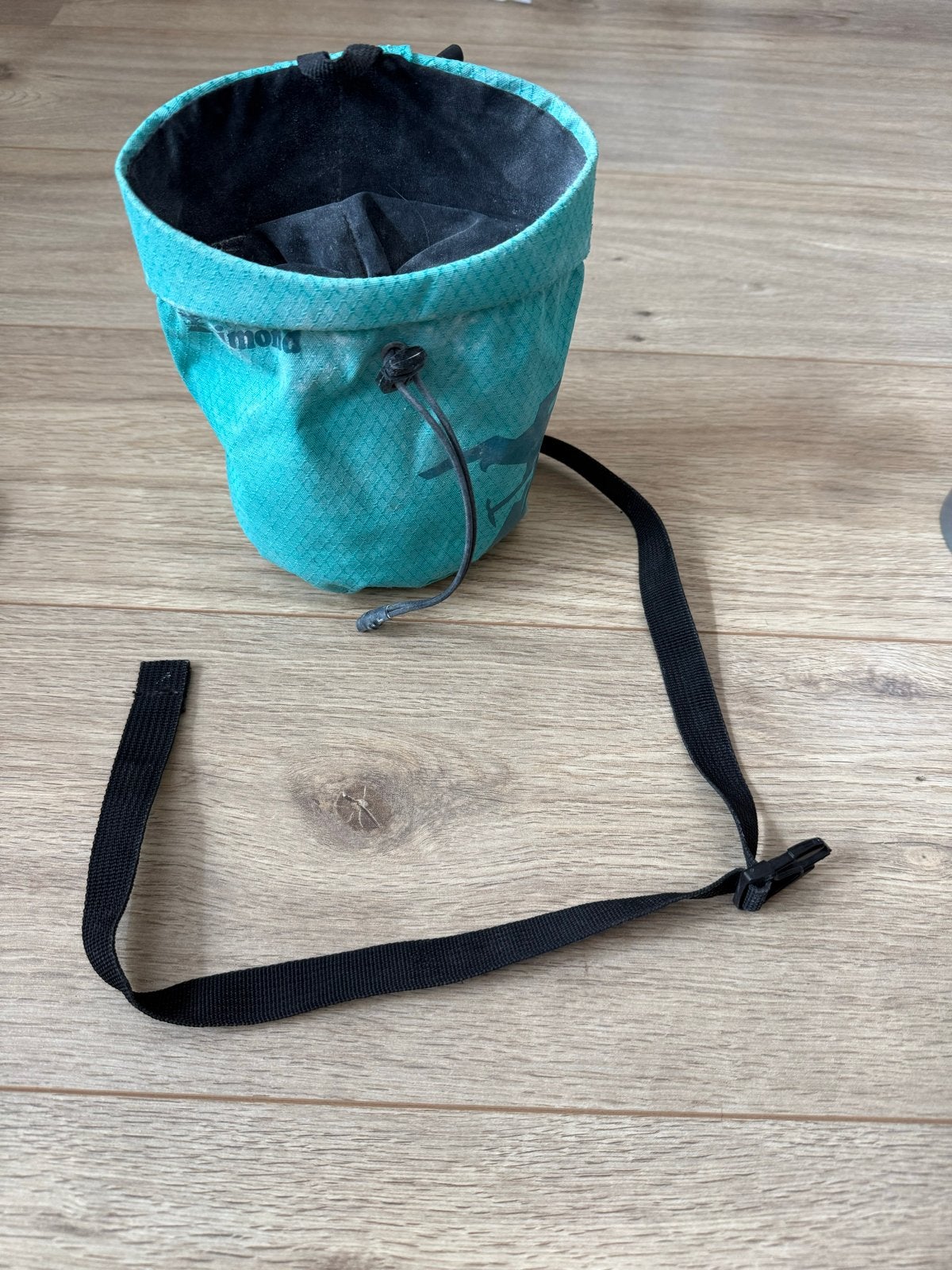 Kalkzakje voor klimmen - Turquoise, Ophalen of Verzenden, Gebruikt, Klimsport-accessoire