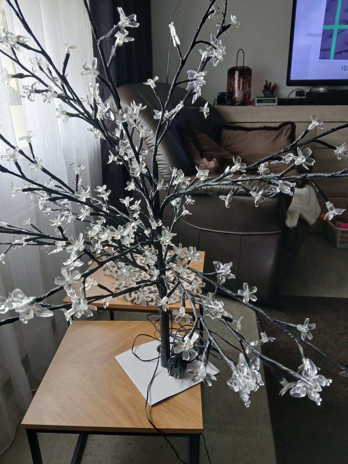 te koop lampjes boom, Ophalen, Zo goed als nieuw, E27 (groot), Led-lamp