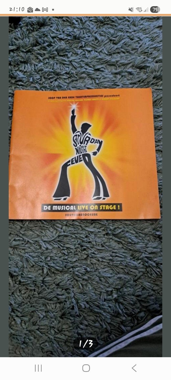 Saturday Night Fever Musical 2001 Boekje & Videoband