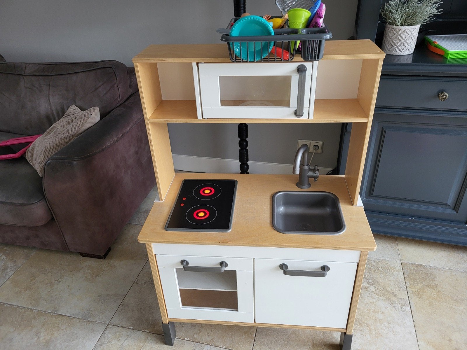 Nog een goed werkende speelgoed keuken, Kinderen en Baby's, Speelgoed | Speelkeukens, Ophalen, Gebruikt, Hout, Speelkeuken