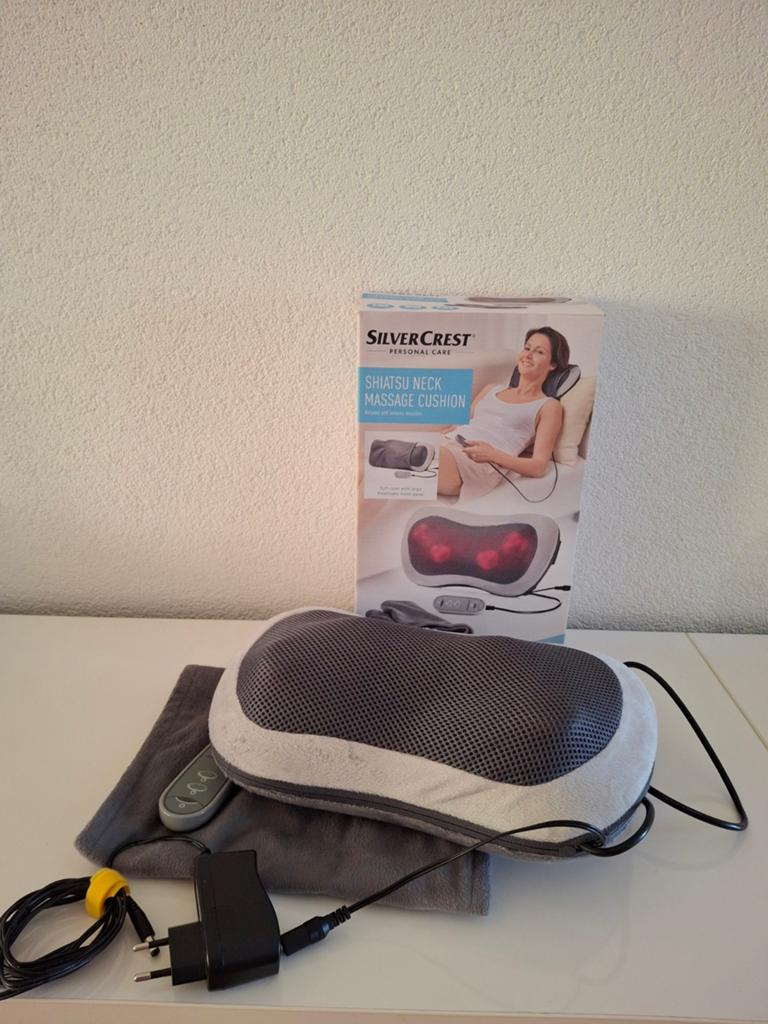 ZGAN Silvercrest Shiatsu nek massage kussen, Sport en Fitness, Massageproducten, Ophalen of Verzenden, Zo goed als nieuw, Massagestoel of Kussen