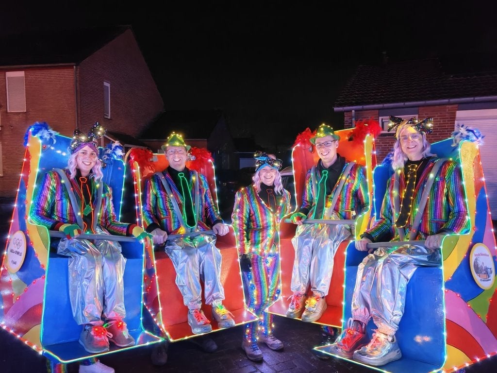 LED stropdassen (16 stuks), Kleding | Heren, Ophalen of Verzenden, Zo goed als nieuw, Zwart, Effen