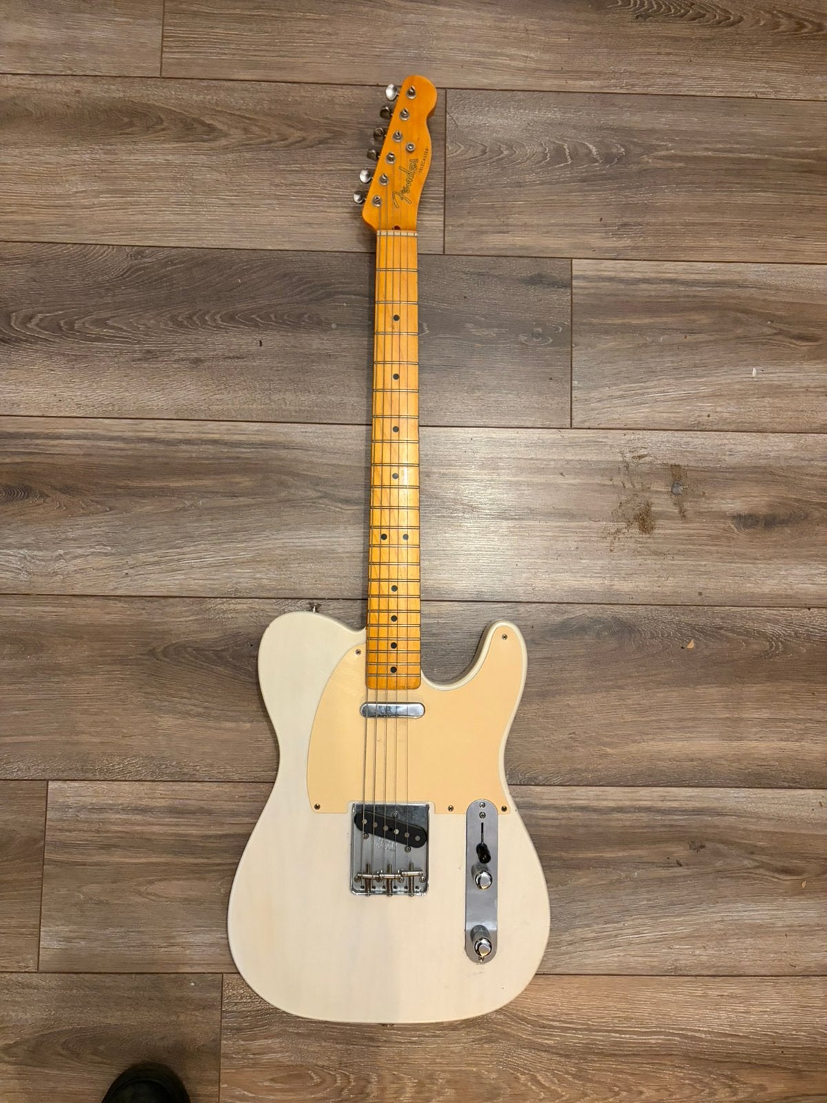 Fender Telecaster Vintera '50s Modified met Tweed Hardcase, Ophalen, Gebruikt, Solid body, Fender